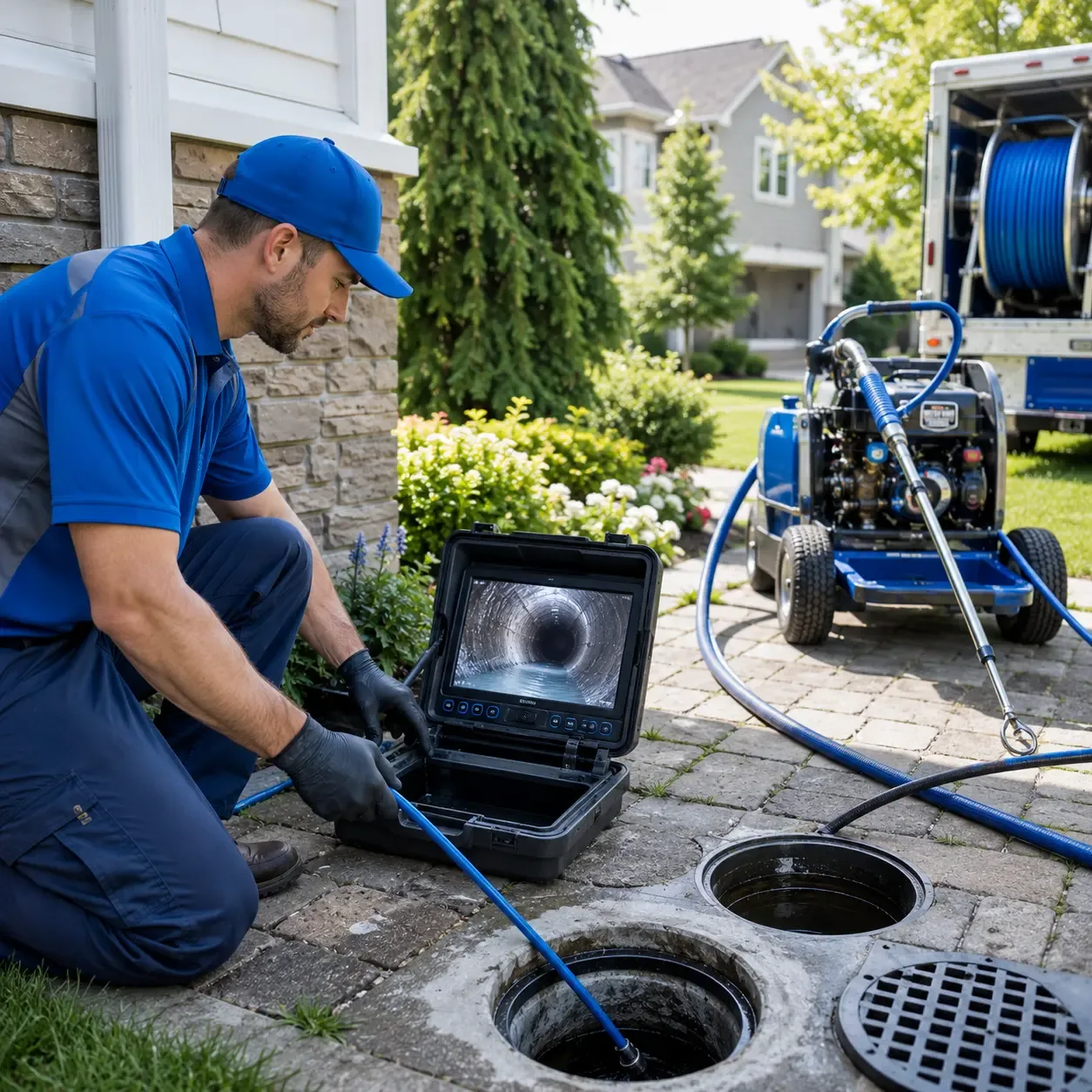 Outdoor drain cleaning professionals serving Tiff City, MO